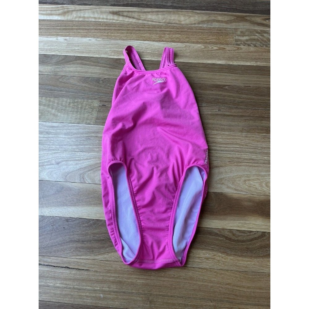 Speedo One Piece Swimsuit Endurance Hot Pink Size 10 - Picture 1 of 5